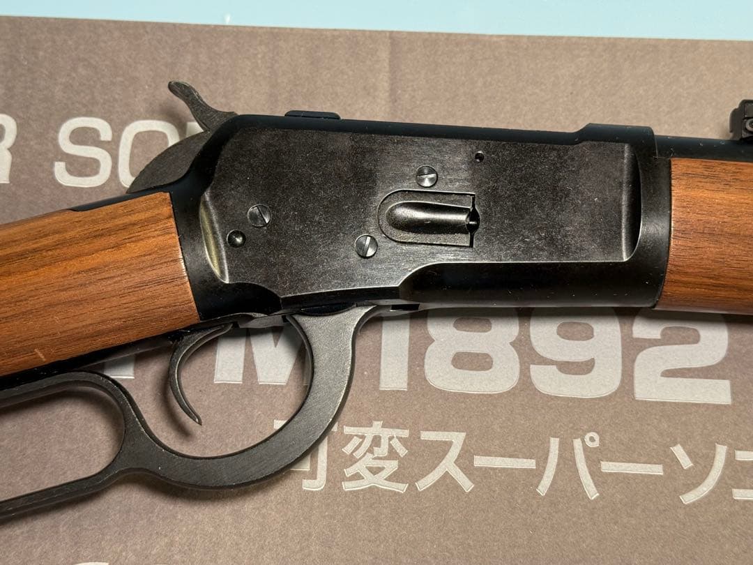 マルシン製ウインチェスターM1892 ブラックガスガン 木製ストック(旧モデル）