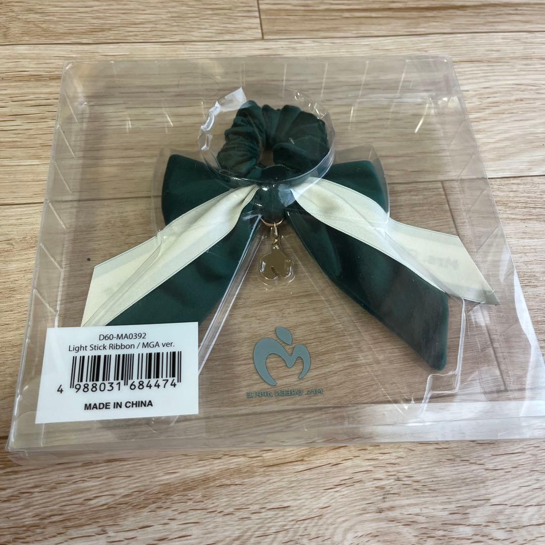 ミセス　ライトスティックリボン　緑