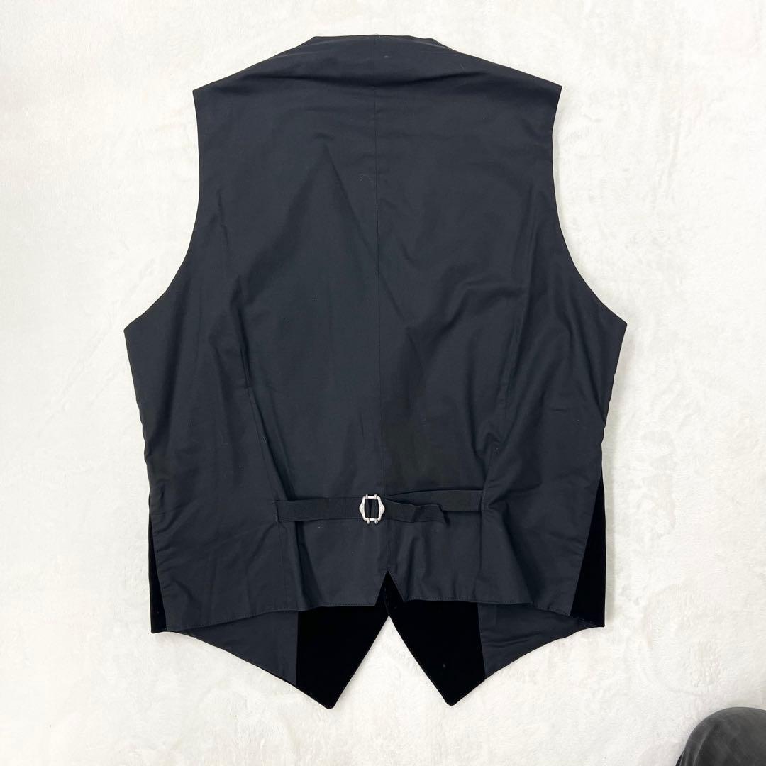極美品 タリアトーレ ジレ ベスト ベロア ブラック