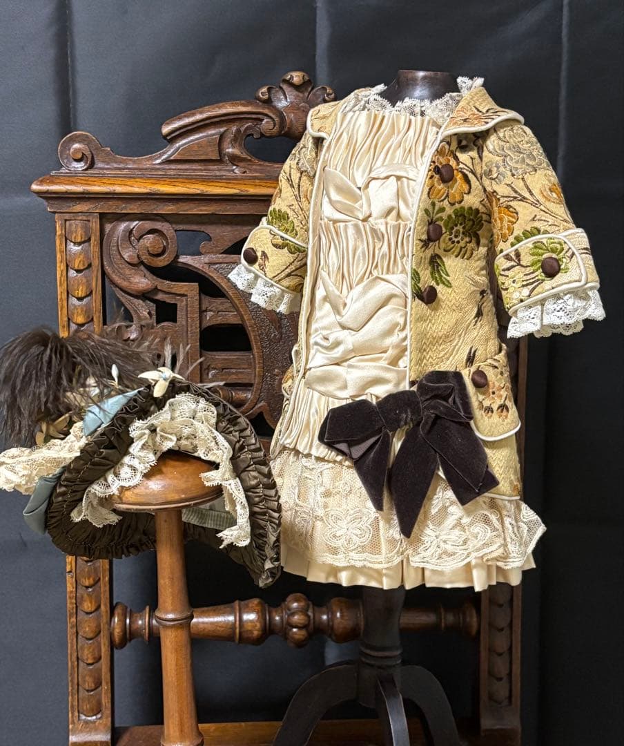 アンティークビスクドールドレス