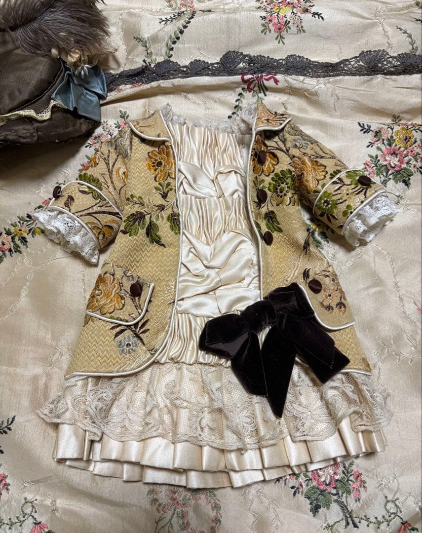 アンティークビスクドールドレス