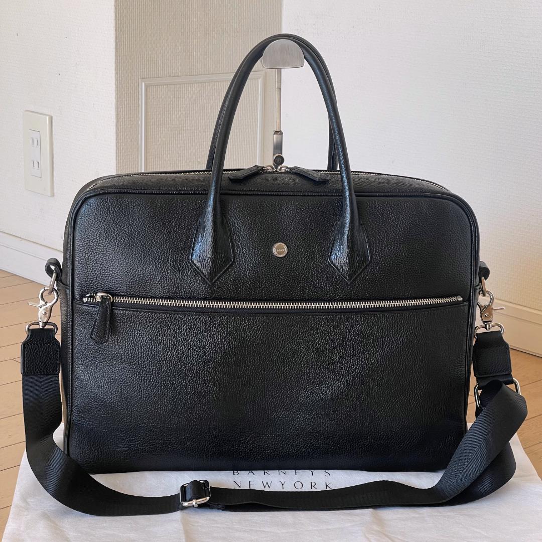 【yuji037466様】hinn エンボスレザー ビジネスバッグ