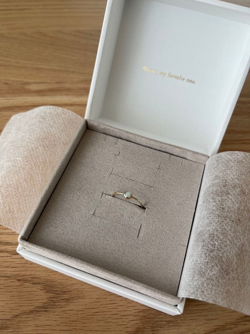 【値下げしました】ete オパールリング 11号