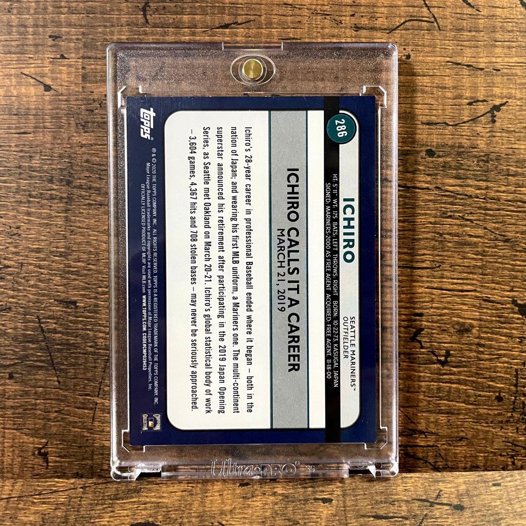 激レア イチロー引退記念カード 001/100 ファーストナンバー レインボー