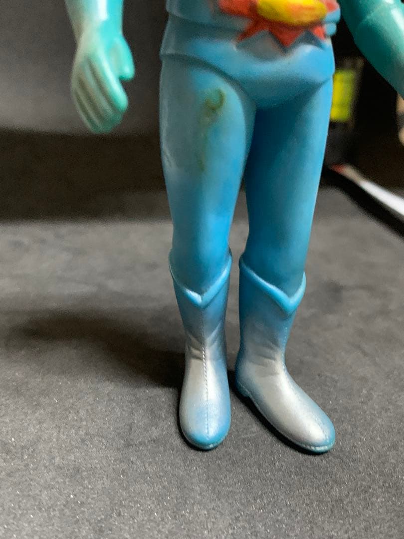 昭和レトロ　当時物　流星人間ゾーン　ソフビ　人形　ポピー