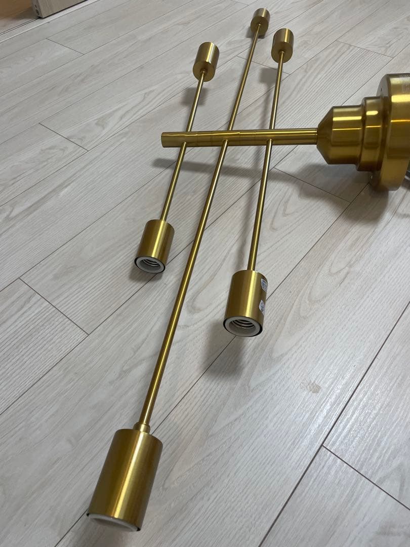 【電球付き美品！】unicoシーリングライトLT-2675 Astre ゴールド