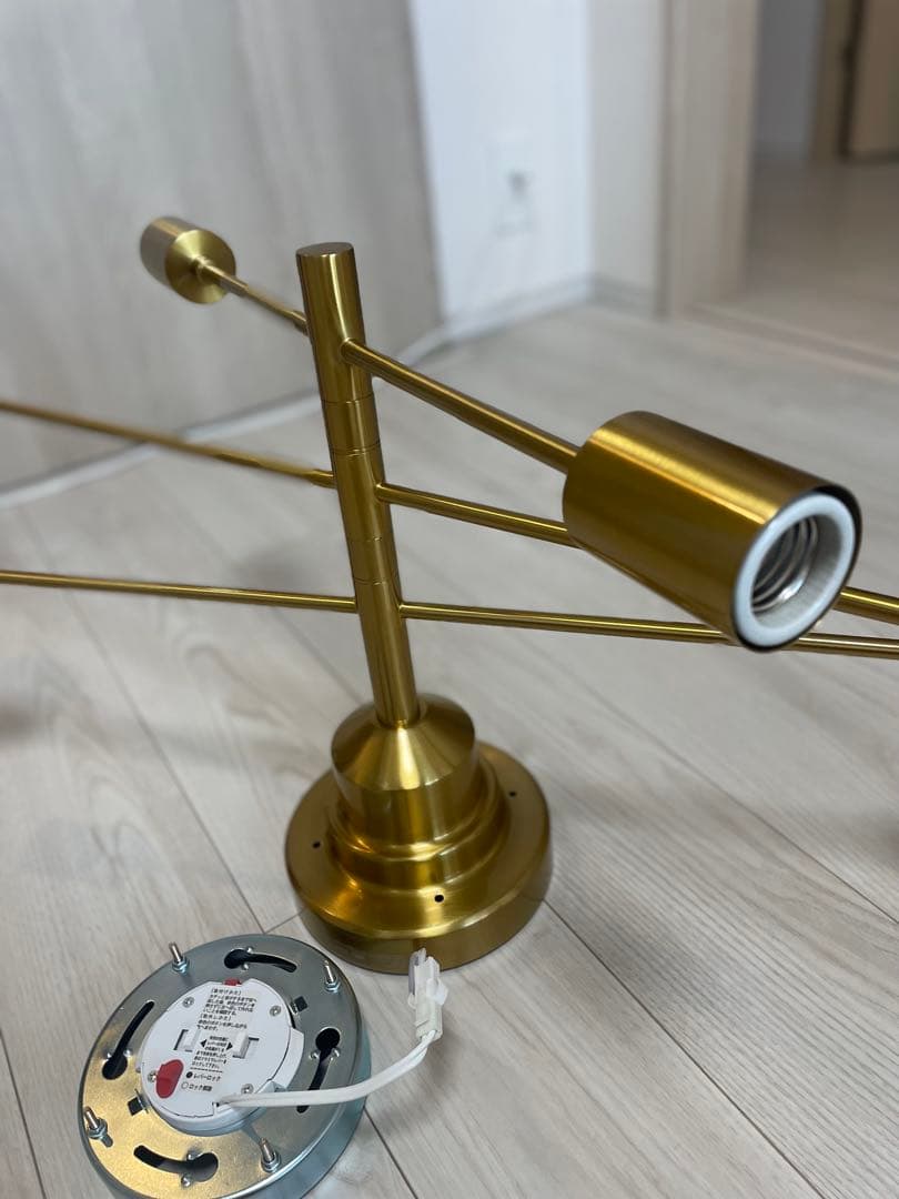 【電球付き美品！】unicoシーリングライトLT-2675 Astre ゴールド