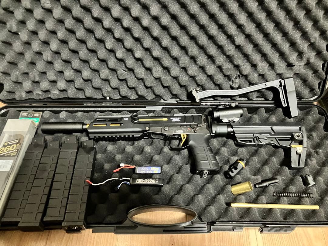 【カスタム品、希少パーツ有り】SCORPION mod.M 電動ガン