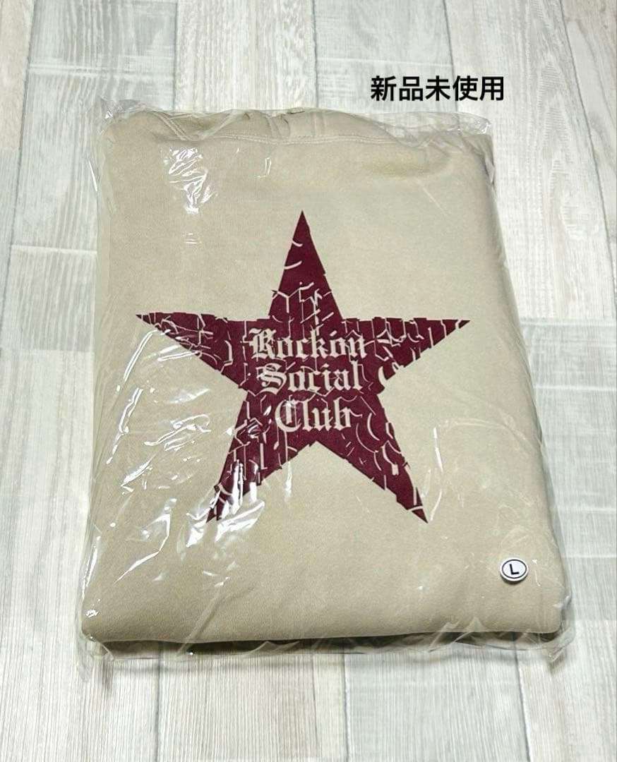 ロックオンソーシャルクラブ　ロックスター プルオーバー パーカー