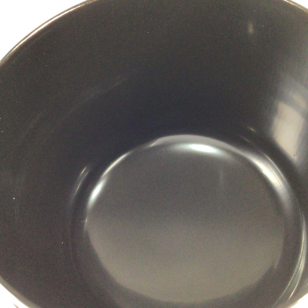 Ｎ３６９　棗　『道場宗廣作』『八幡宗豊　箱書』『独楽塗』『大棗』　共箱　茶道具