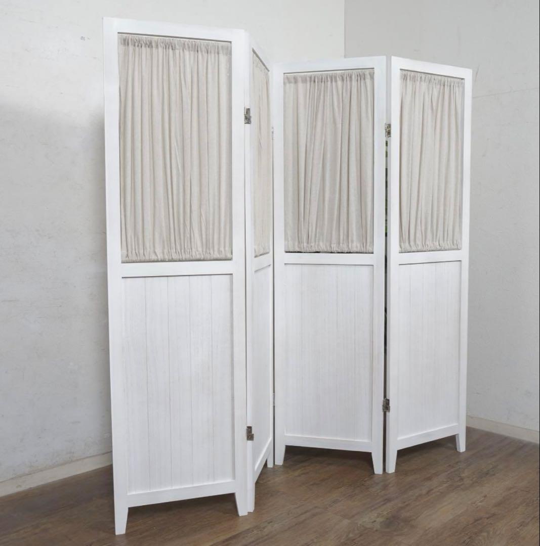 4連　パーティション　ルーバー式　　148cmx 2枚