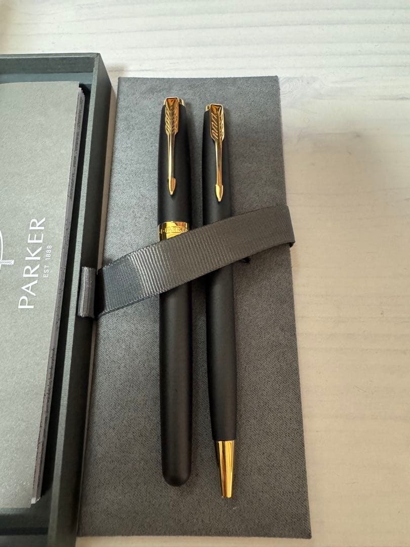 【未使用】パーカー ソネット 万年筆＆ボールペン セット マットブラックGT