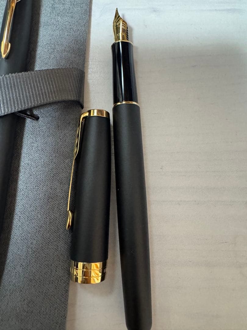 【未使用】パーカー ソネット 万年筆＆ボールペン セット マットブラックGT