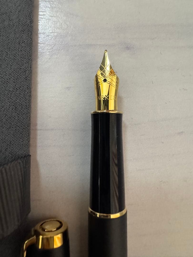 【未使用】パーカー ソネット 万年筆＆ボールペン セット マットブラックGT