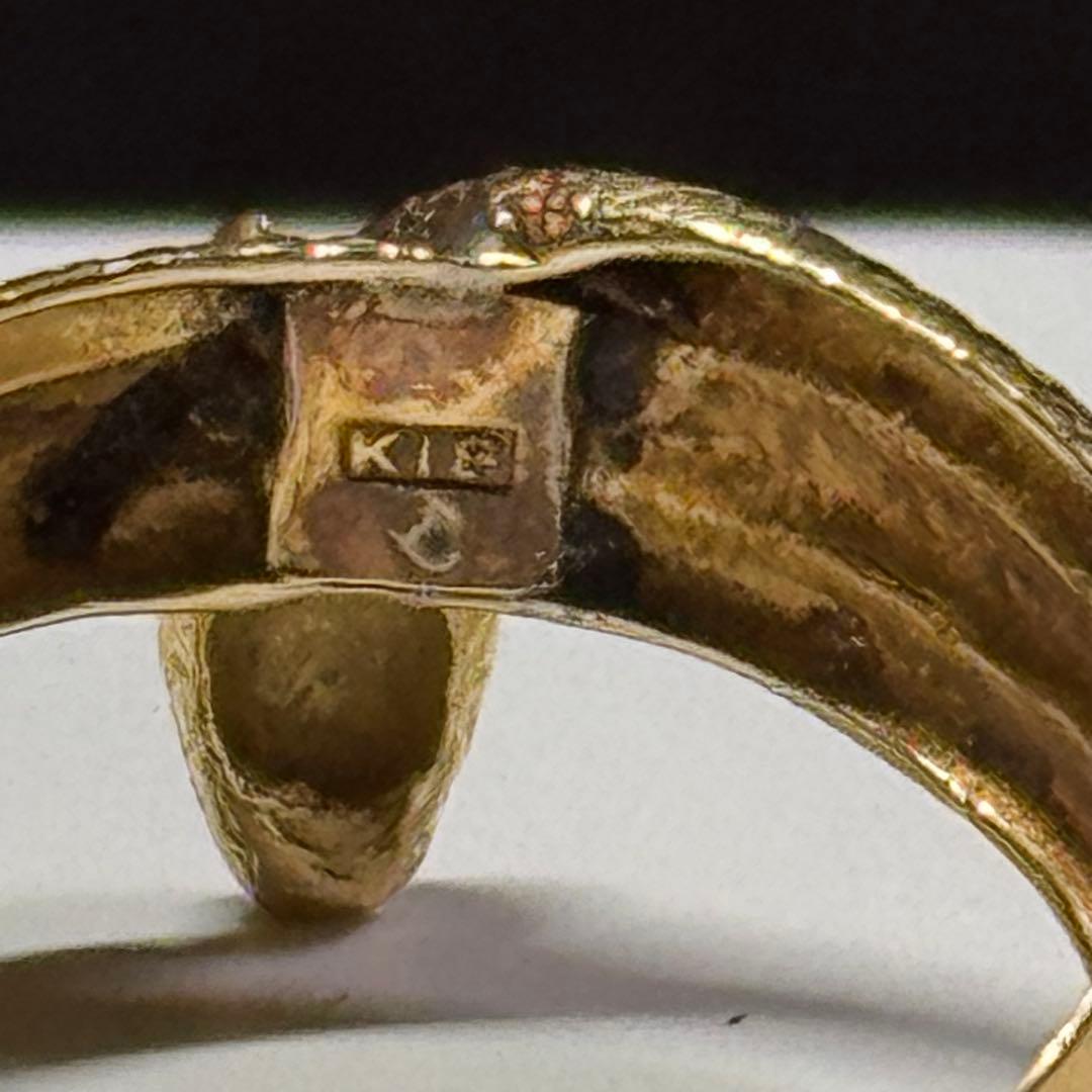 【値下げなし】k18 リング(約3.5g)リングサイズ22号