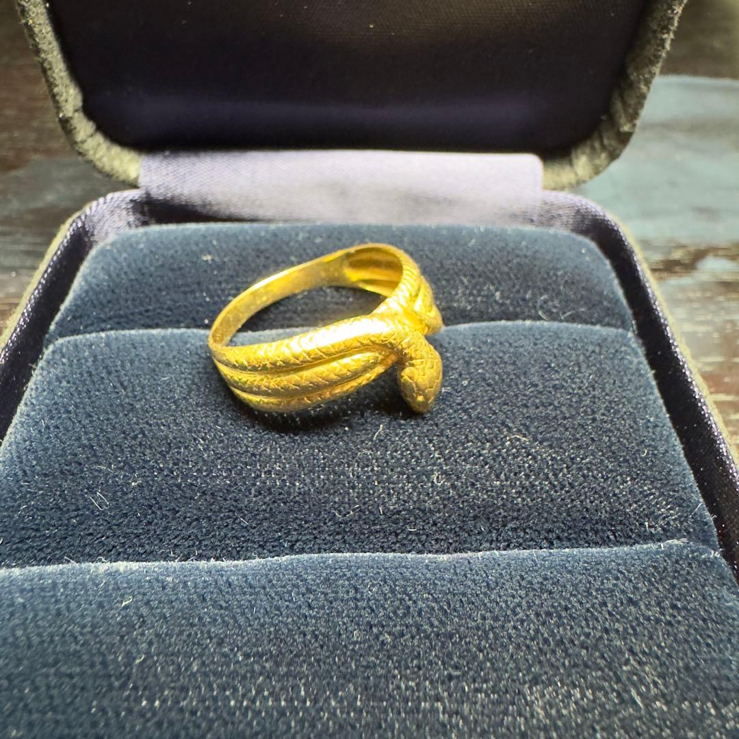 【値下げなし】k18 リング(約3.5g)リングサイズ22号