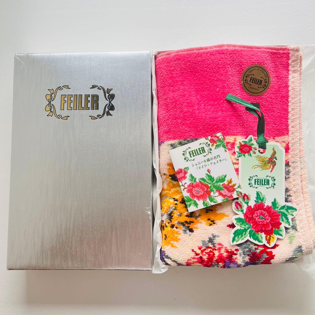 【新品未使用】FEILERフェイラー スポーツタオルフェイス ピンク