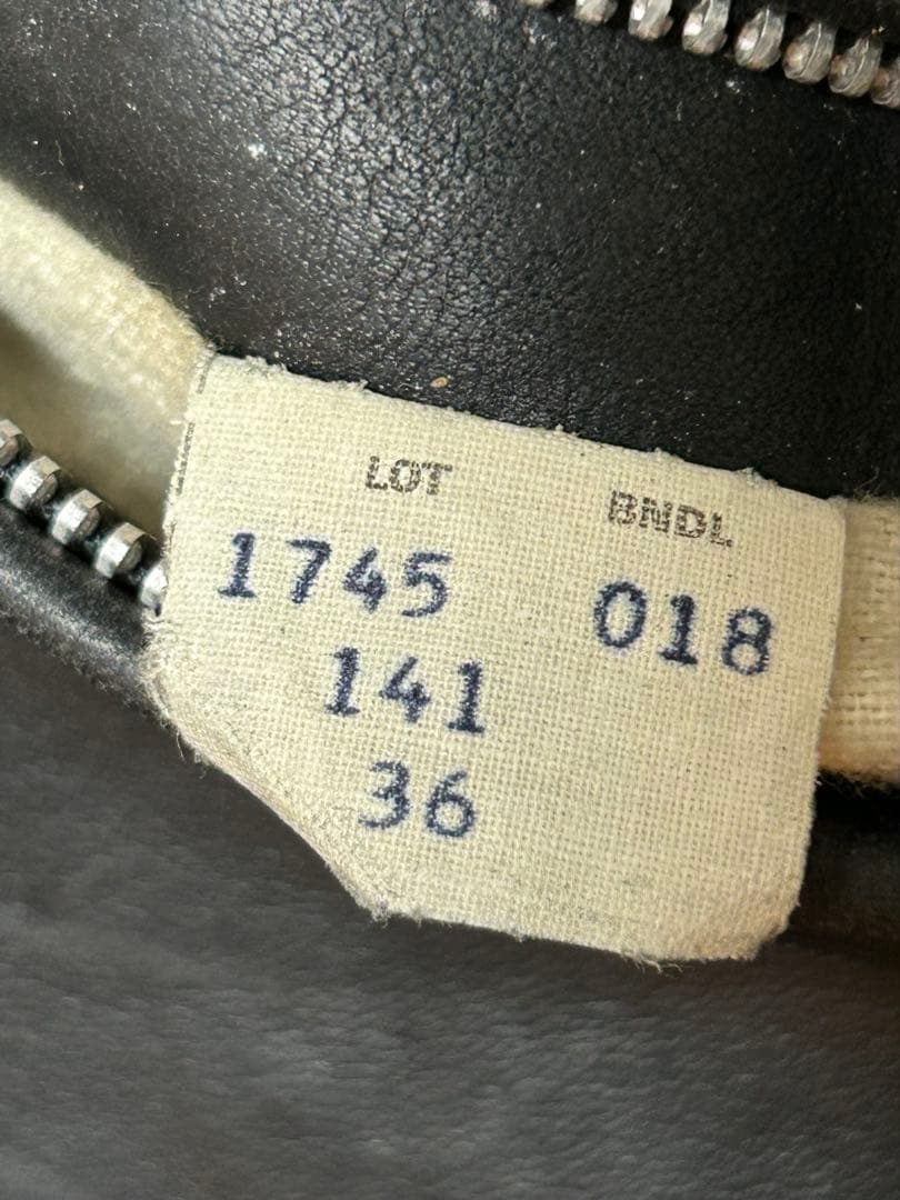 SCHOTT 141 USA製 シングルライダースジャケット 36 黒