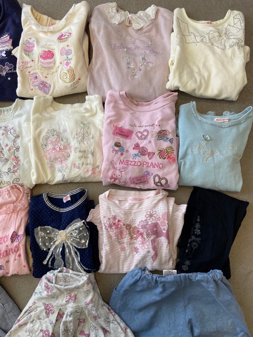 T*a様 メゾピアノ　トレーナー セーター ロンT ショーパン 秋冬 17点 1