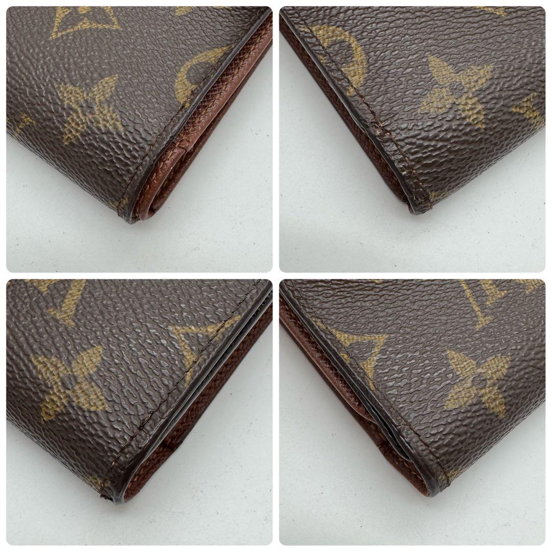 美品✨️ルイヴィトン　モノグラム　エテュイパピエ　三つ折り財布　折り財布　財布