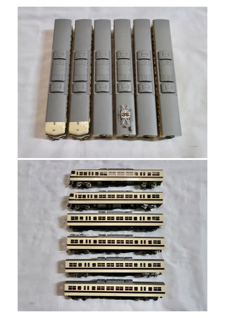 希少 エンドウ 近郊型 117系 新快速色 HOゲージ 鉄道模型 6両セット