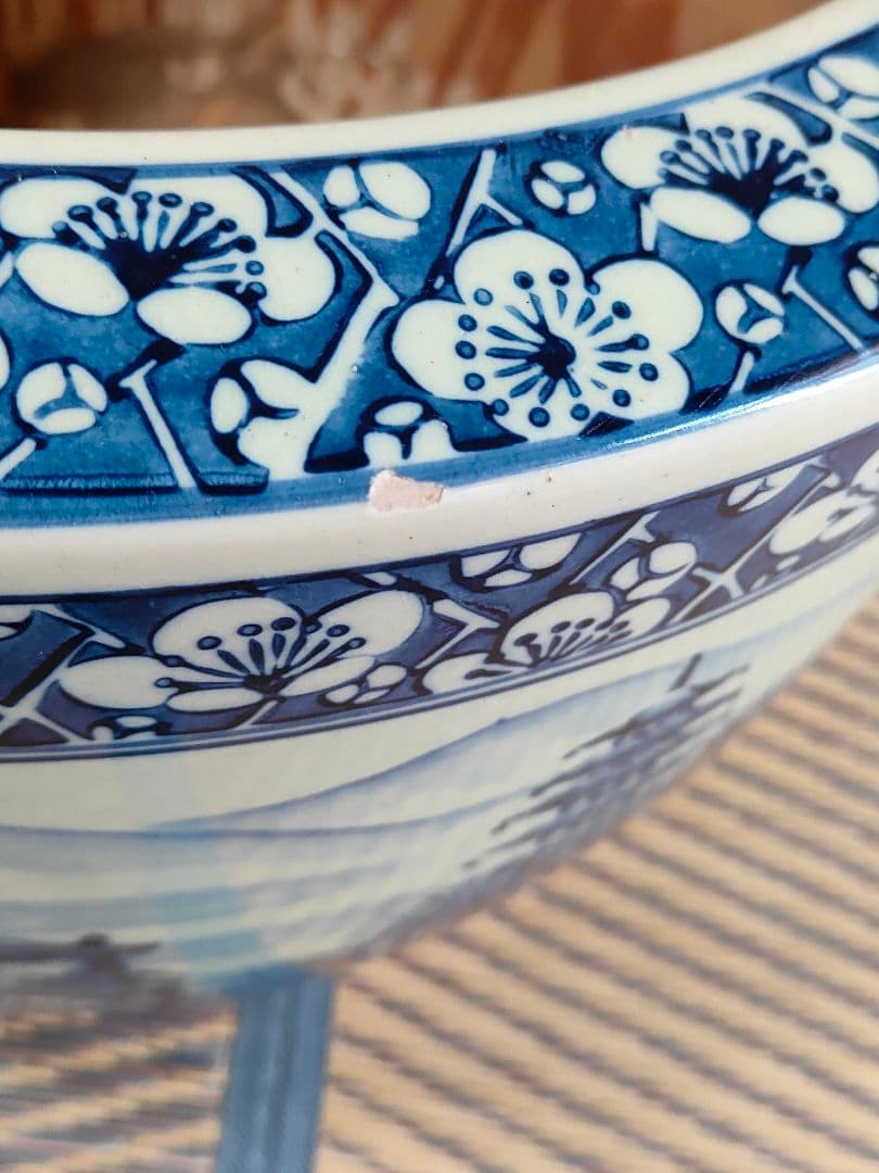 昭和レトロ 火鉢 常滑製 みや古焼 陶器 大きい火鉢　和風　中国風