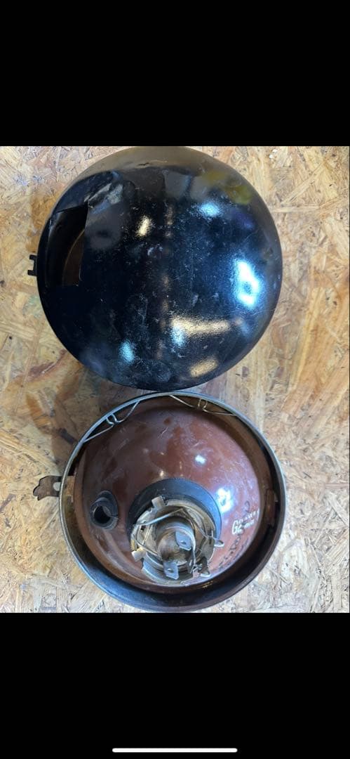 シビエ凹みヘッドライト　当時物　希少