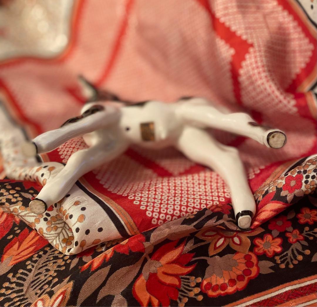 USSR 子牛　フィギュリン　フィギュア　希少　旧ソ連　/検　ロモノーソフ