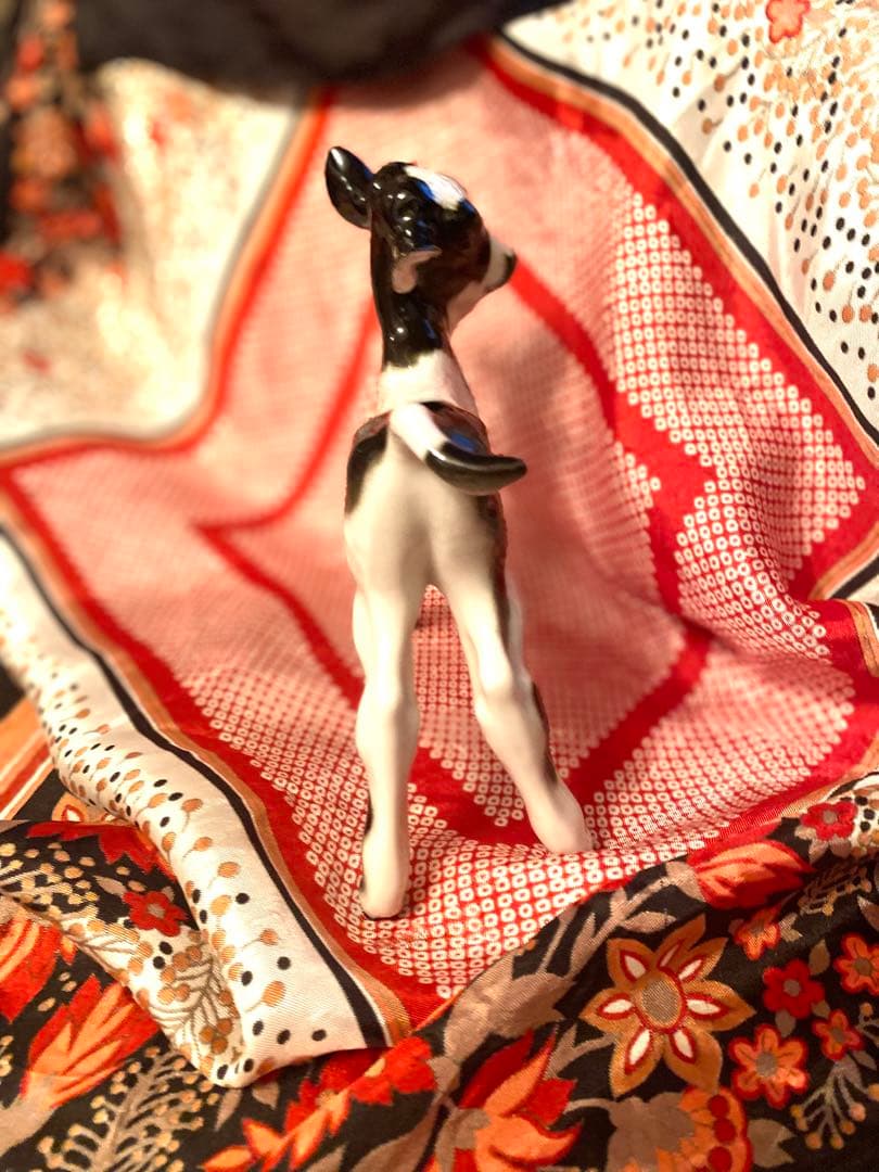 USSR 子牛　フィギュリン　フィギュア　希少　旧ソ連　/検　ロモノーソフ