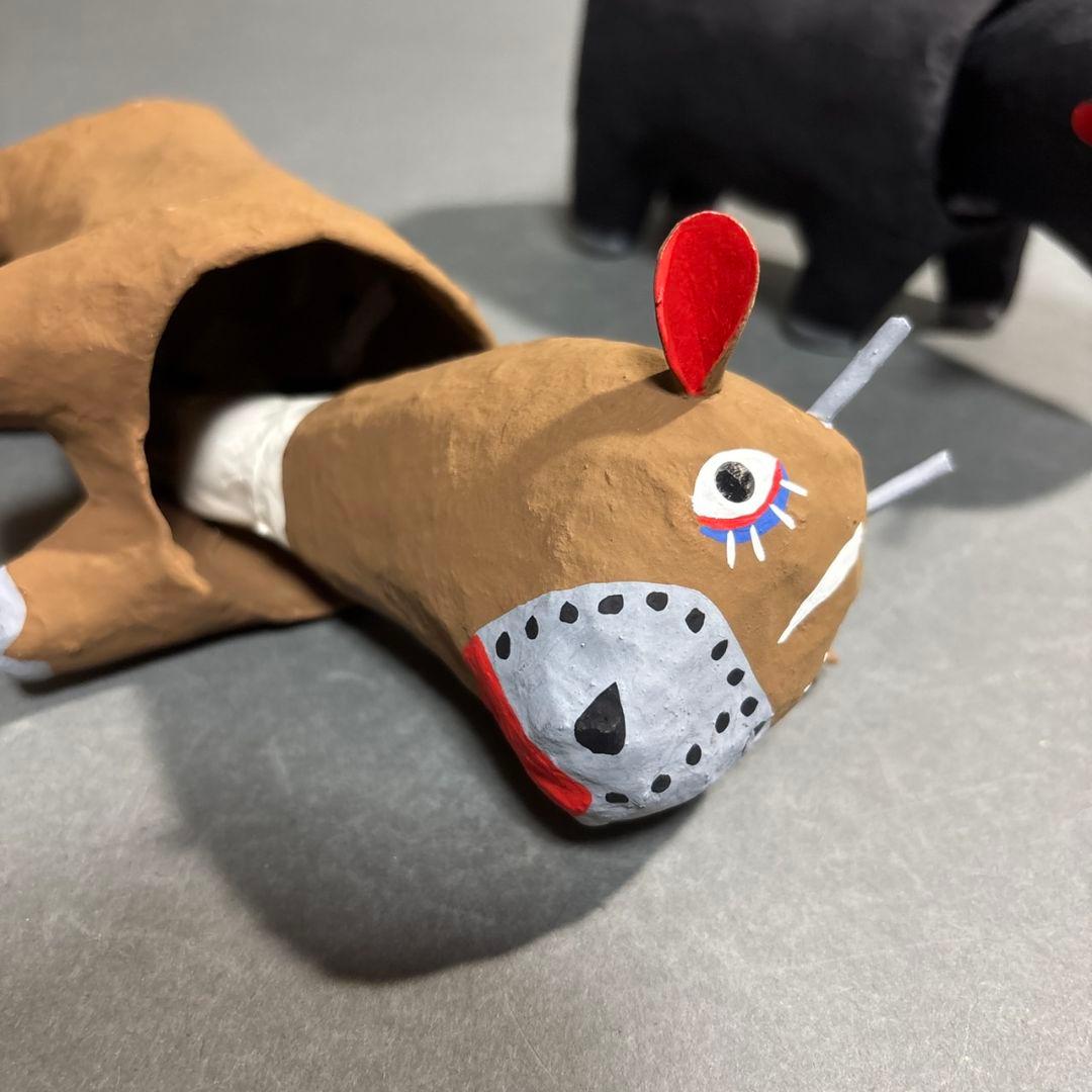 牛　置物　琉球玩具