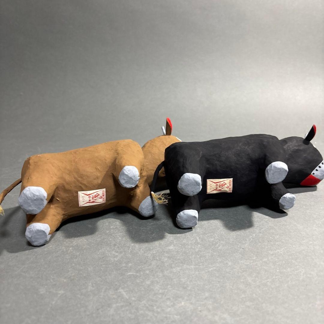 牛　置物　琉球玩具