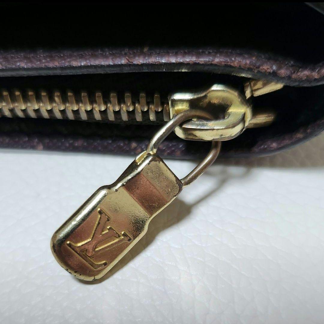 LOUIS VUITTON 二つ折り財布 コンパクトジップ ダミエ ブラウン