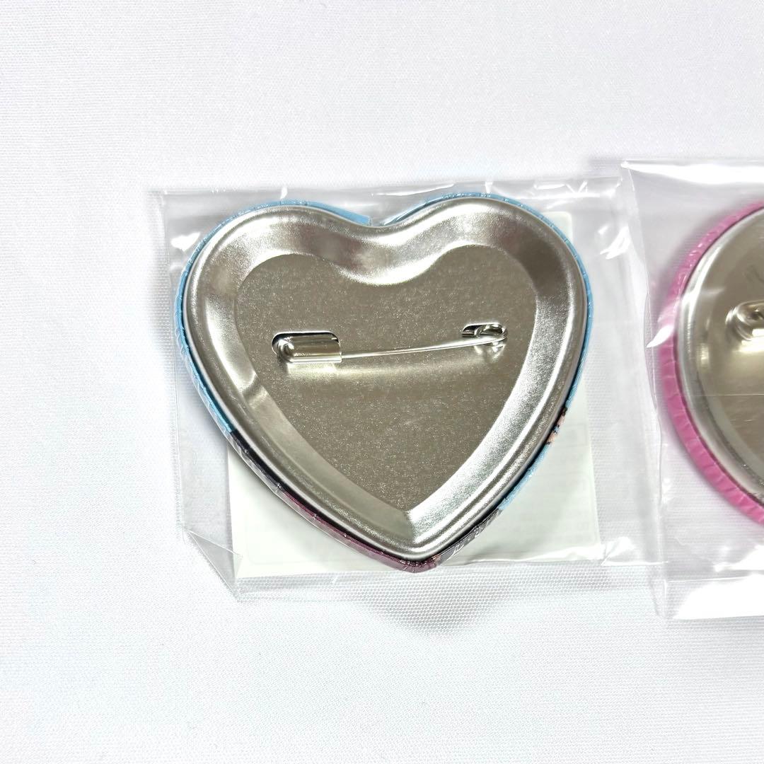 銀魂 性転換篇 J-WORLD 恋の銀魂神社 ハート 缶バッジ 月詠 2種