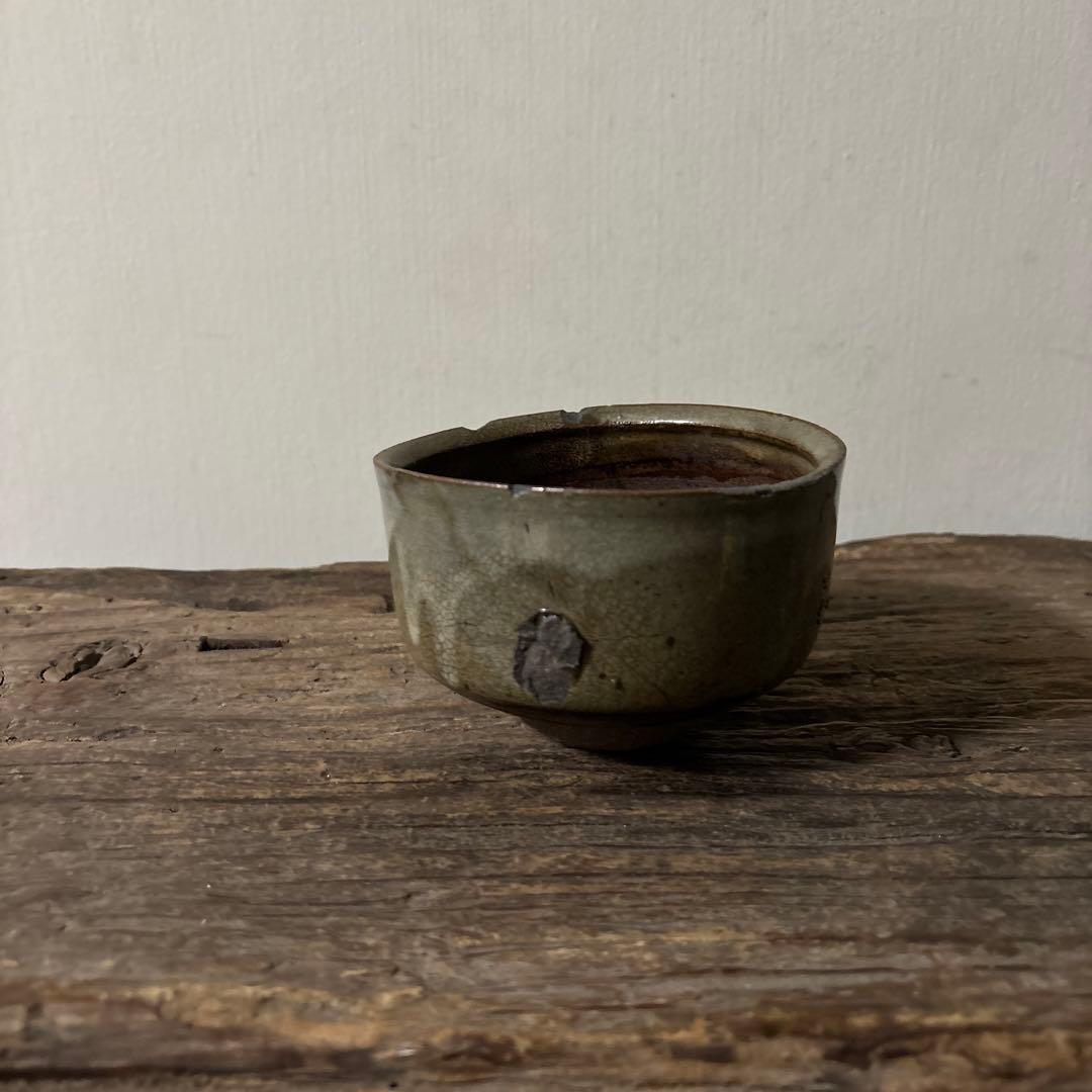 木原　唐津茶碗　陶片　骨董　茶道具　古陶磁　古伊万里アンティーク　李朝　古伊万里