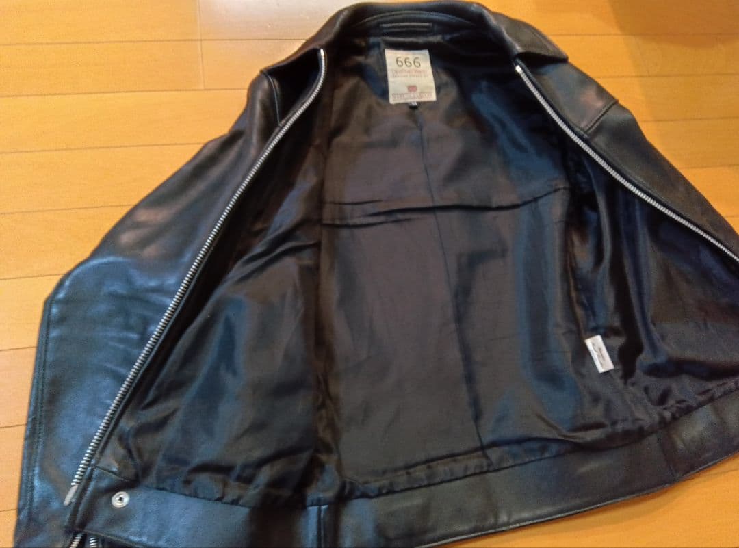 666シングルライダース34ブラック黒ステアハイド英国製