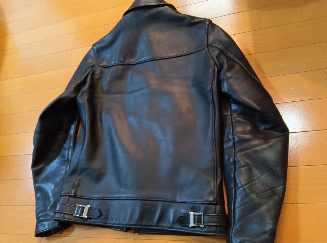 666シングルライダース34ブラック黒ステアハイド英国製