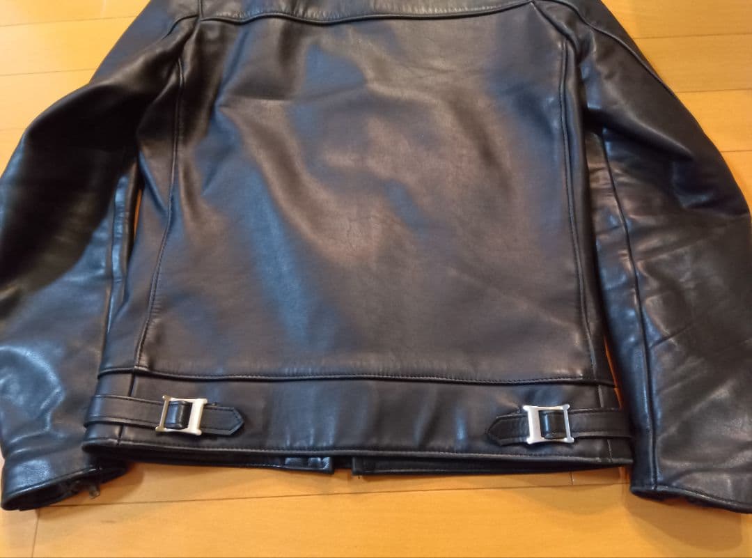 666シングルライダース34ブラック黒ステアハイド英国製