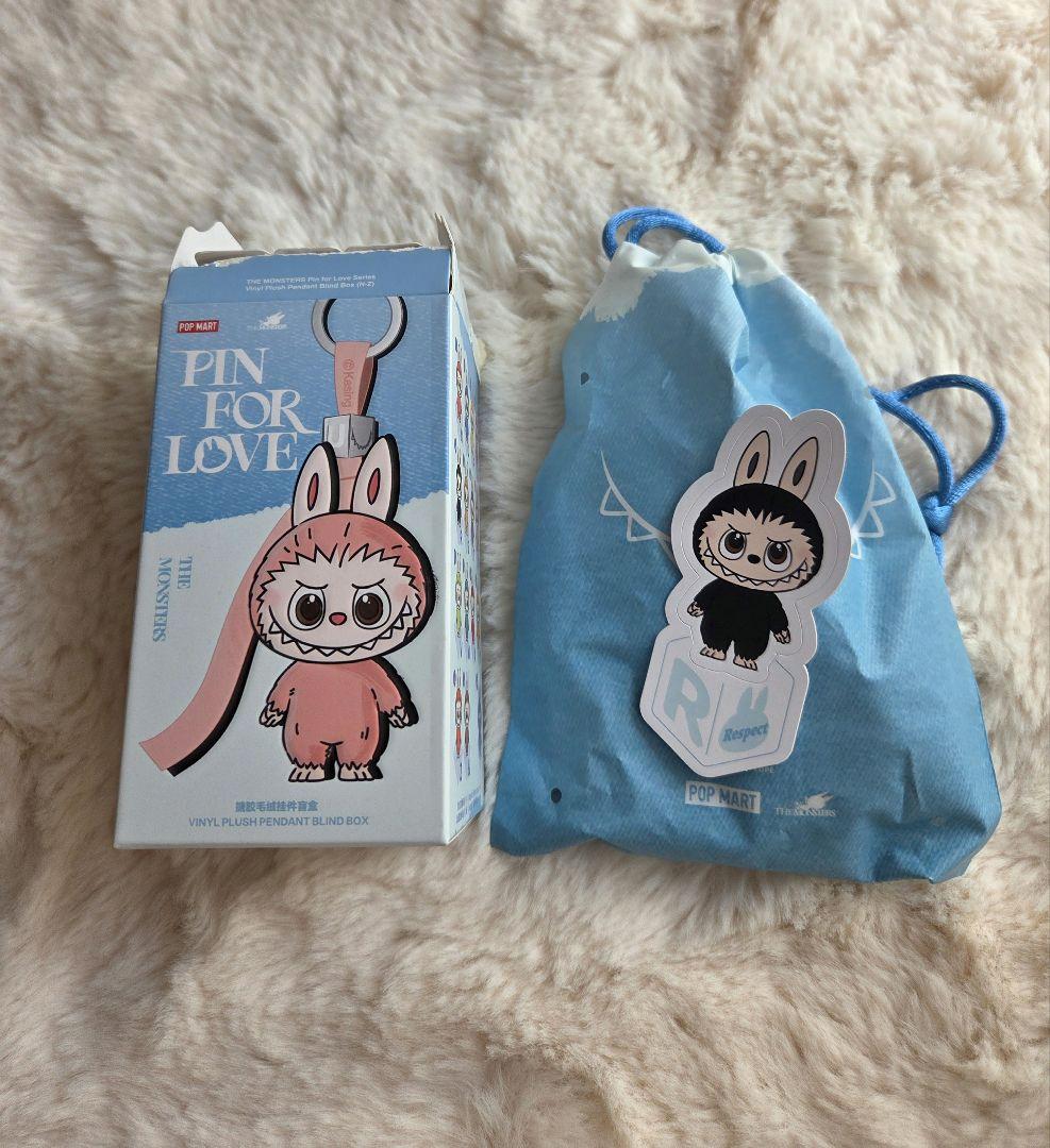 即日発送【R】LABUBU PIN FOR LOVE ぬいぐるみペンダント