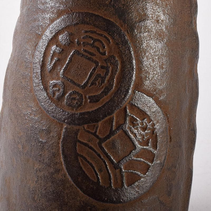 南部鉄器　釜師　鈴木盛久造　南部砂鉄鈴　手振り鈴　共箱　C　R8151