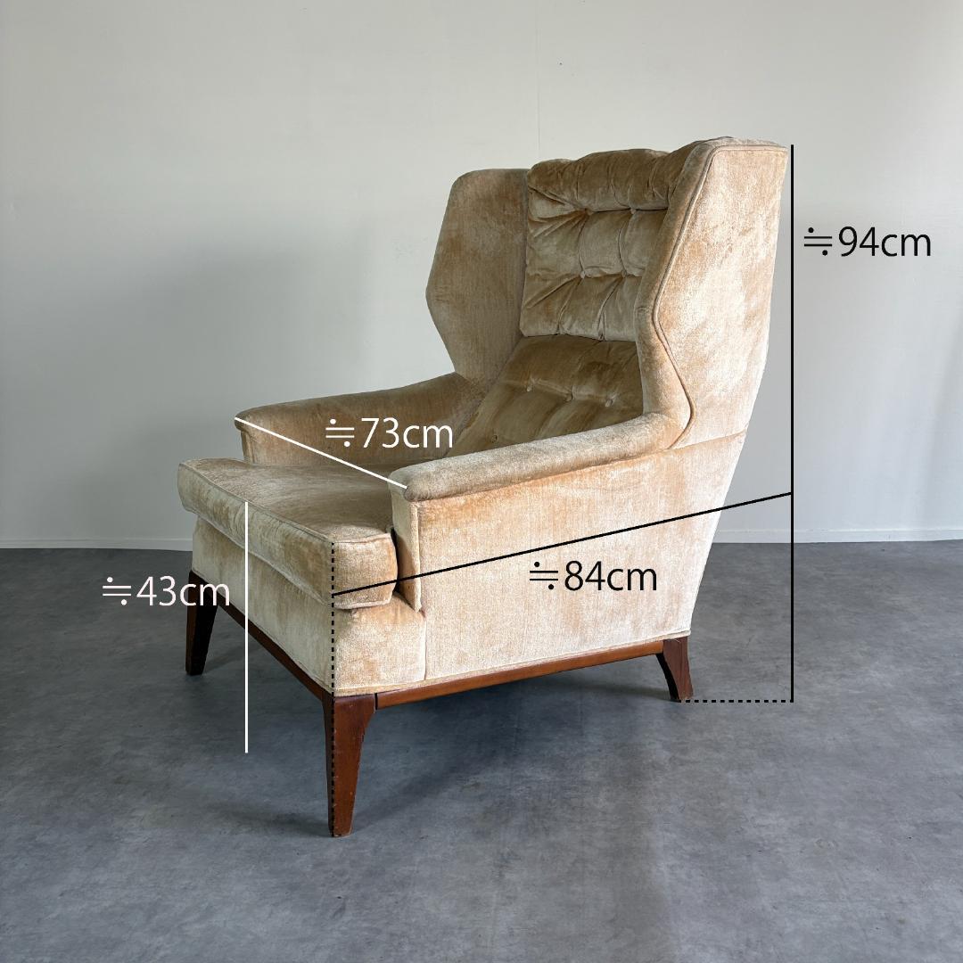 ヴィンテージ　ウイングバックチェア