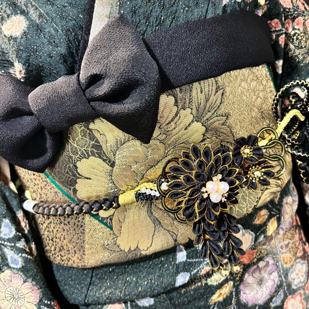 美品　辻ヶ花　花絞り　金通し　金駒刺繍　染分け　秀品　振袖　フルセット 振り袖