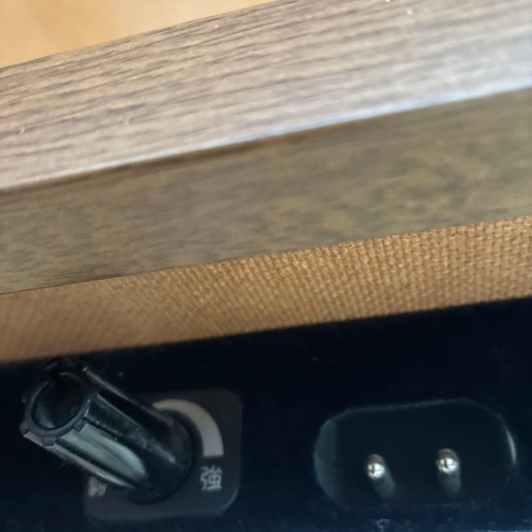 ニトリ　木目調　ローテーブル　出っ張りなしヒーターこたつ　取説あり