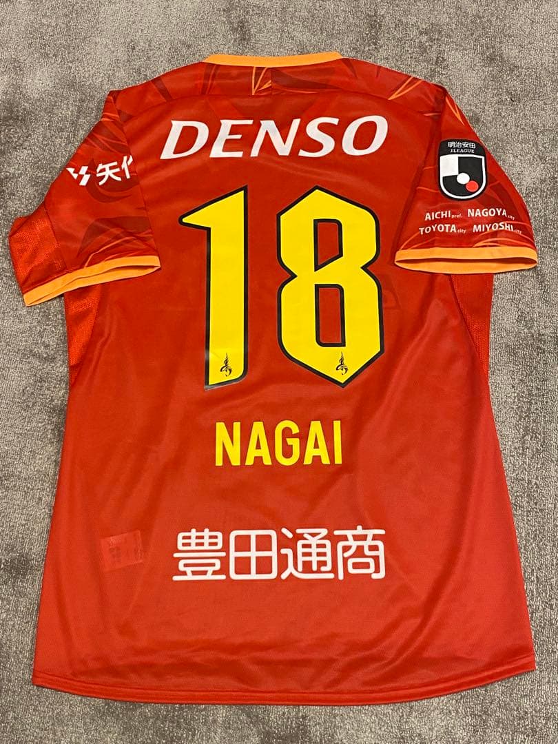 名古屋グランパス 2025 オーセンティック 18 永井謙佑選手 XL新品未着用