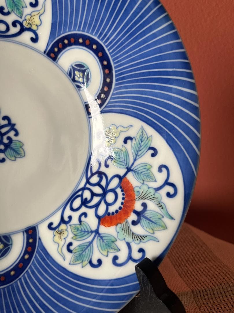 （お値下げ）香蘭社 有田焼 直径24.5 cm 観賞用