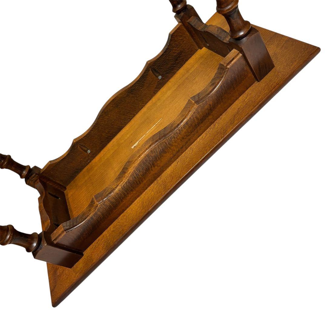 カリモク家具 コロニアル テーブル サイドテーブル 花台 木製 オールドカリモク