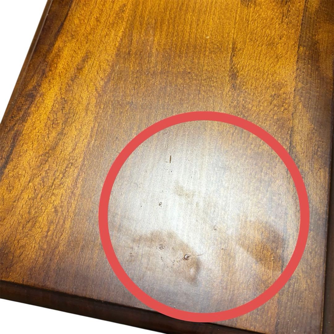 カリモク家具 コロニアル テーブル サイドテーブル 花台 木製 オールドカリモク