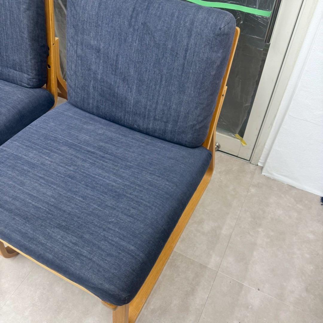 リビングでもダイニングでも使えるダイニングセット　直引き取り限定　オーク材