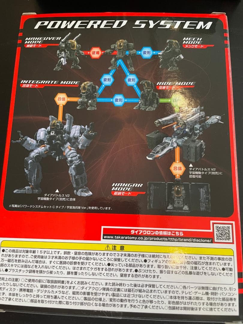 ダイアクロン DA-10 パワードシステムセット C＆Dタイプ 宇宙海兵隊