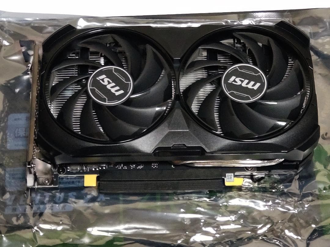 グラフィックボード・グラボ・ビデオカード MSI GEFORCE RTX 4060Ti 8GB VENTUS 2X