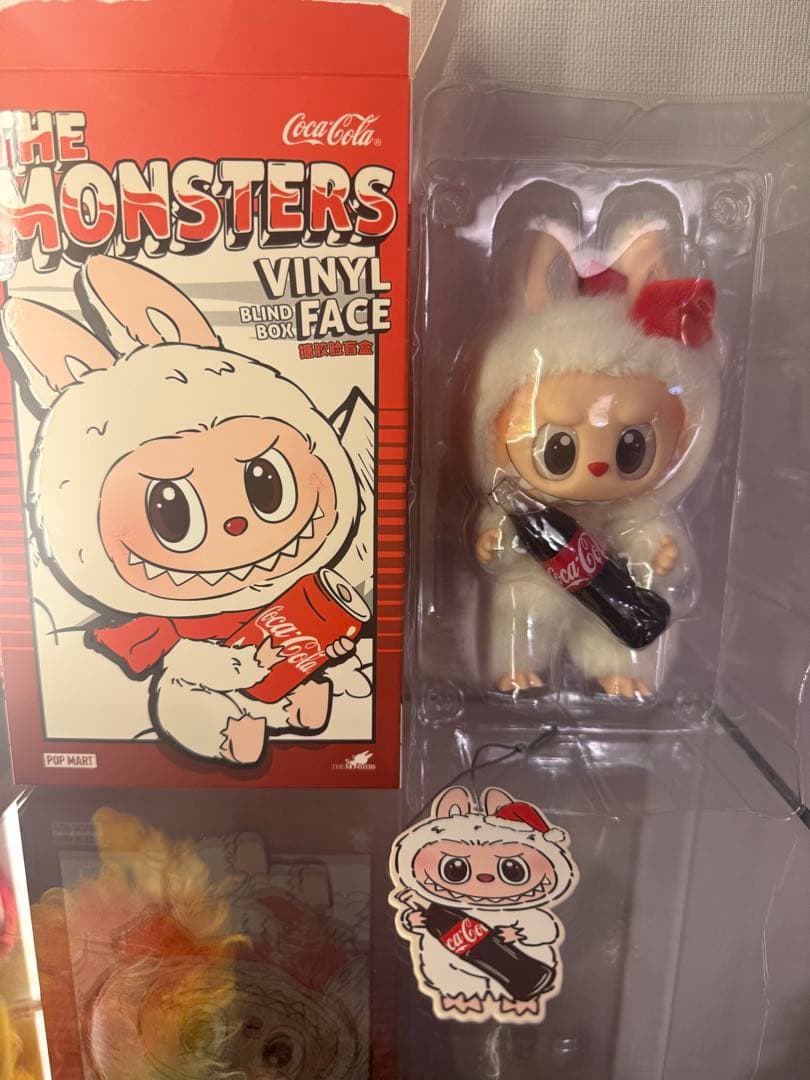 2点セット Coca-Cola Vinyl Face ラブブ